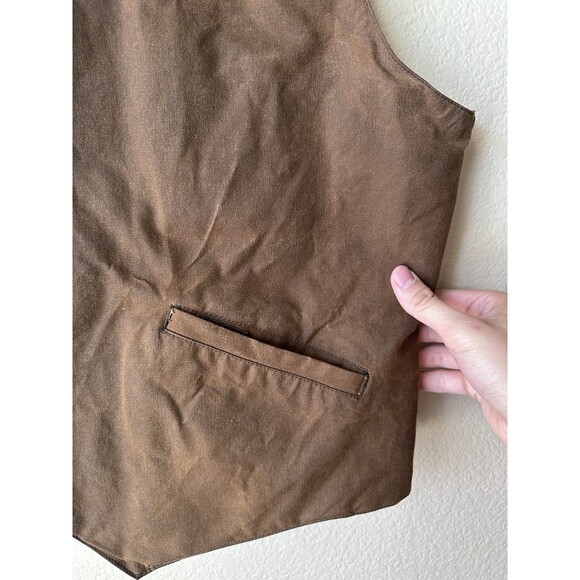 Men's Brown Vest - Picture 2 of 12